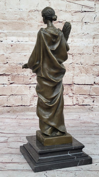 Bronze Fortuna Roman Of Fortune Statue Hot Cast Signed Artwork