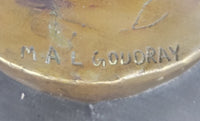 Signed Goudray L`Emir Nomadic Arab Chief Sword Bronze