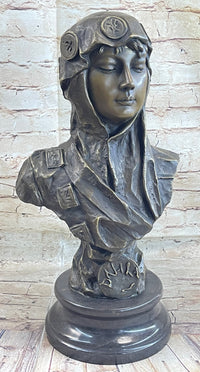 Dalila Delilah by Emmanuel Villanis Bronze Bust 18" x 9"