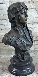 Dalila Delilah by Emmanuel Villanis Bronze Bust 18" x 9"