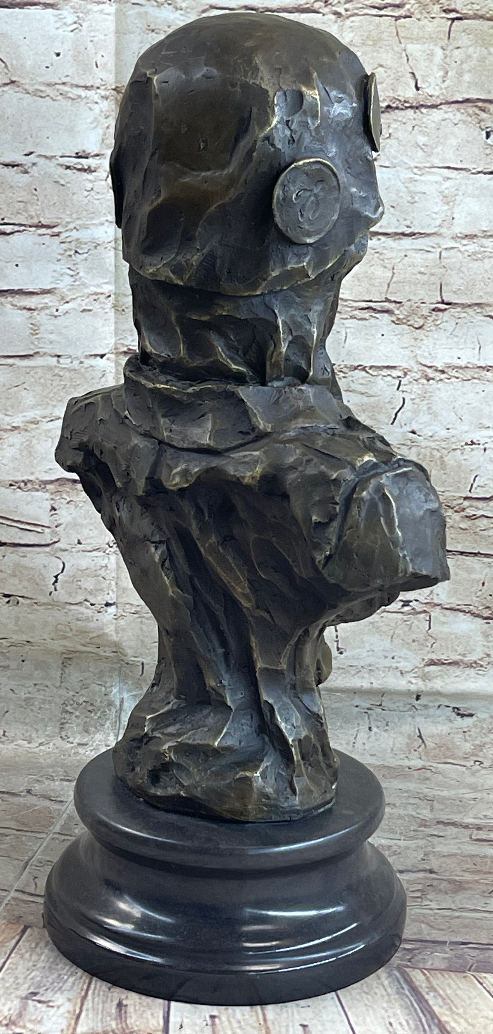 Dalila Delilah by Emmanuel Villanis Bronze Bust 18" x 9"