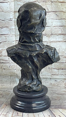 Dalila Delilah by Emmanuel Villanis Bronze Bust 18" x 9"