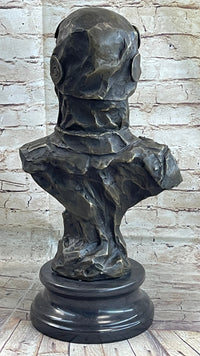 Dalila Delilah by Emmanuel Villanis Bronze Bust 18" x 9"