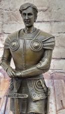 Saint Joan of Arc Bronze Metal Sculpture French History