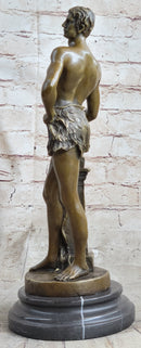 Vintage French Bronze Sculpture by Maurice Constant - Le Travail SALE