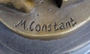 Vintage French Bronze Sculpture by Maurice Constant - Le Travail SALE