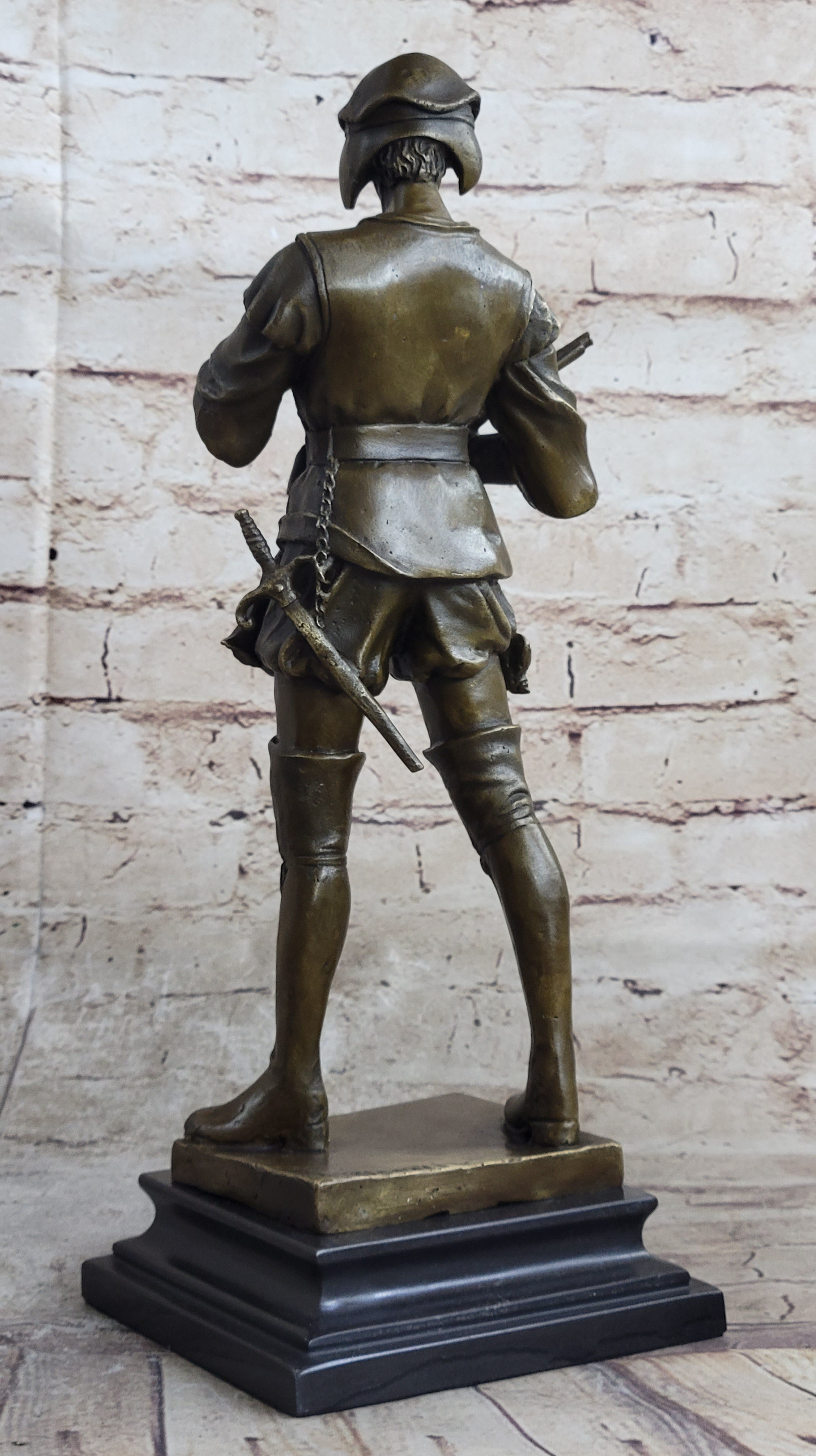 Bronze Sculpture by Emile Louis Picault, Figure of Warrior