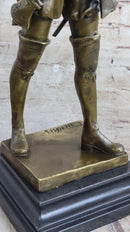 Bronze Sculpture by Emile Louis Picault, Figure of Warrior