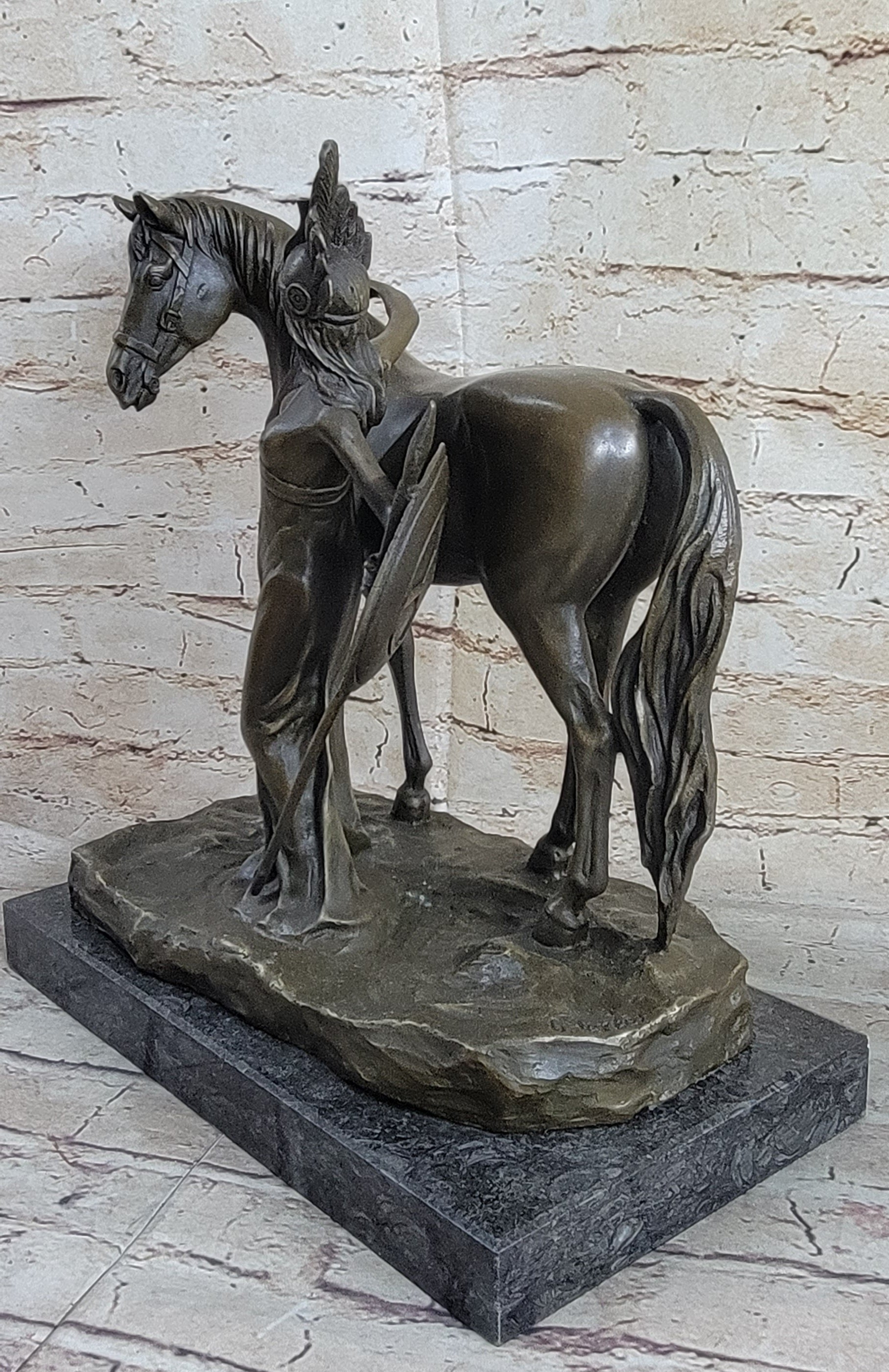 Hippolyta Queen of the Amazons Bronze Sculpture 12" x 12"