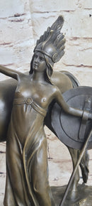 Hippolyta Queen of the Amazons Bronze Sculpture 12" x 12"
