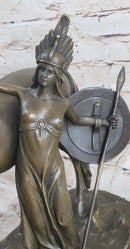 Hippolyta Queen of the Amazons Bronze Sculpture 12" x 12"
