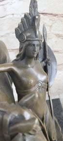 Hippolyta Queen of the Amazons Bronze Sculpture 12" x 12"