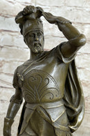 Italian Renaissance Warrior Knight Bronze 15" x 7" Sculpture