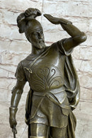 Italian Renaissance Warrior Knight Bronze 15" x 7" Sculpture