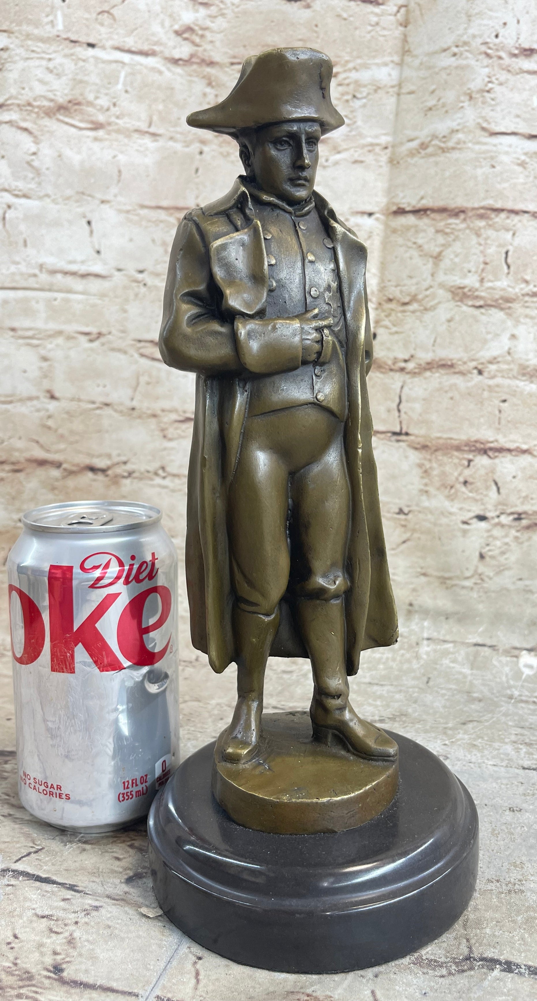 Napoleon Bronze Sculpture Signed Milo 11" x 5"