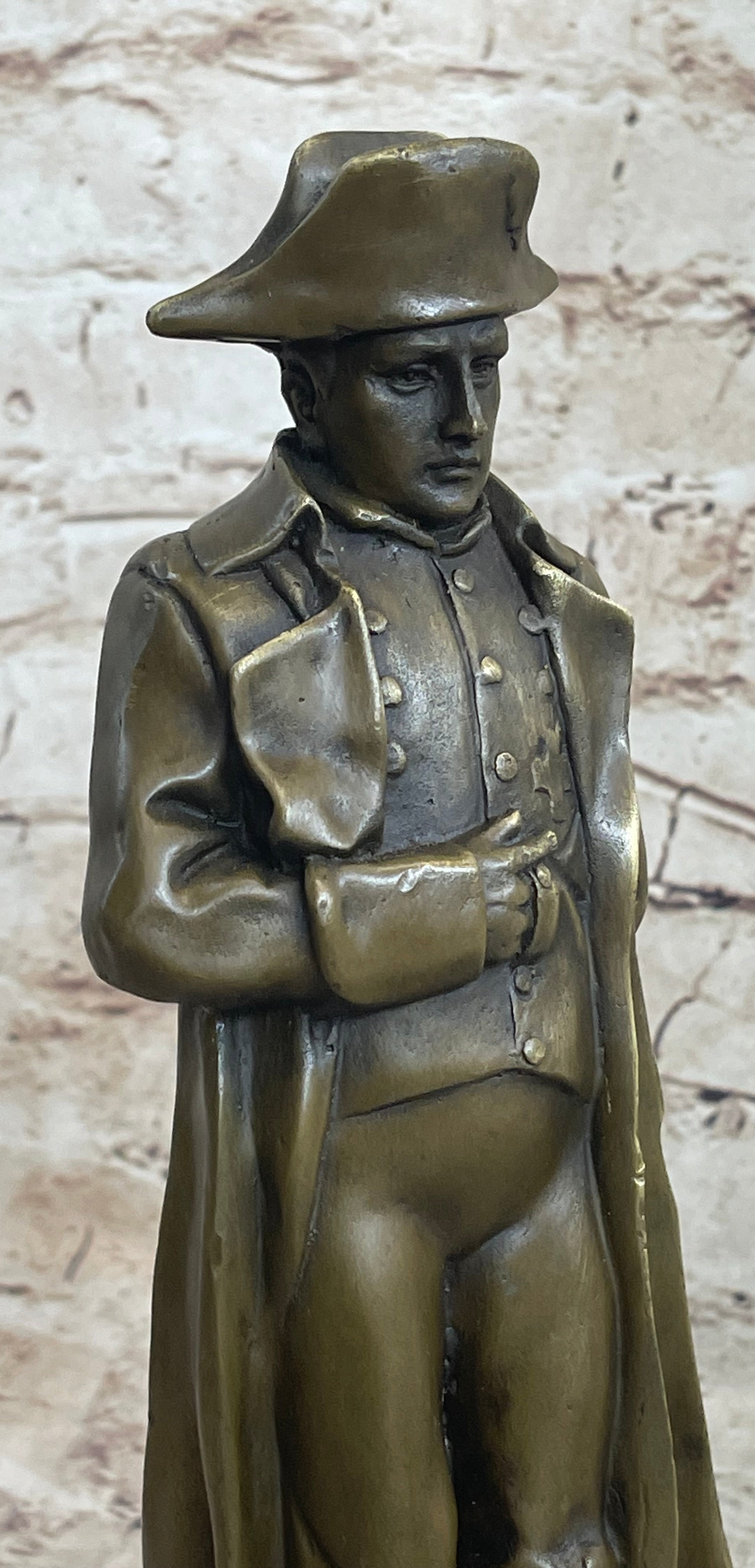 Napoleon Bronze Sculpture Signed Milo 11" x 5"