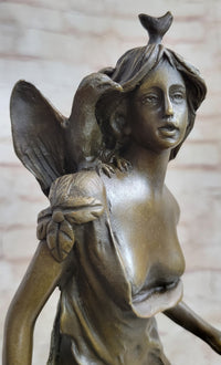 14'' Hot Cast Bronze Diana the Huntress Sculpture