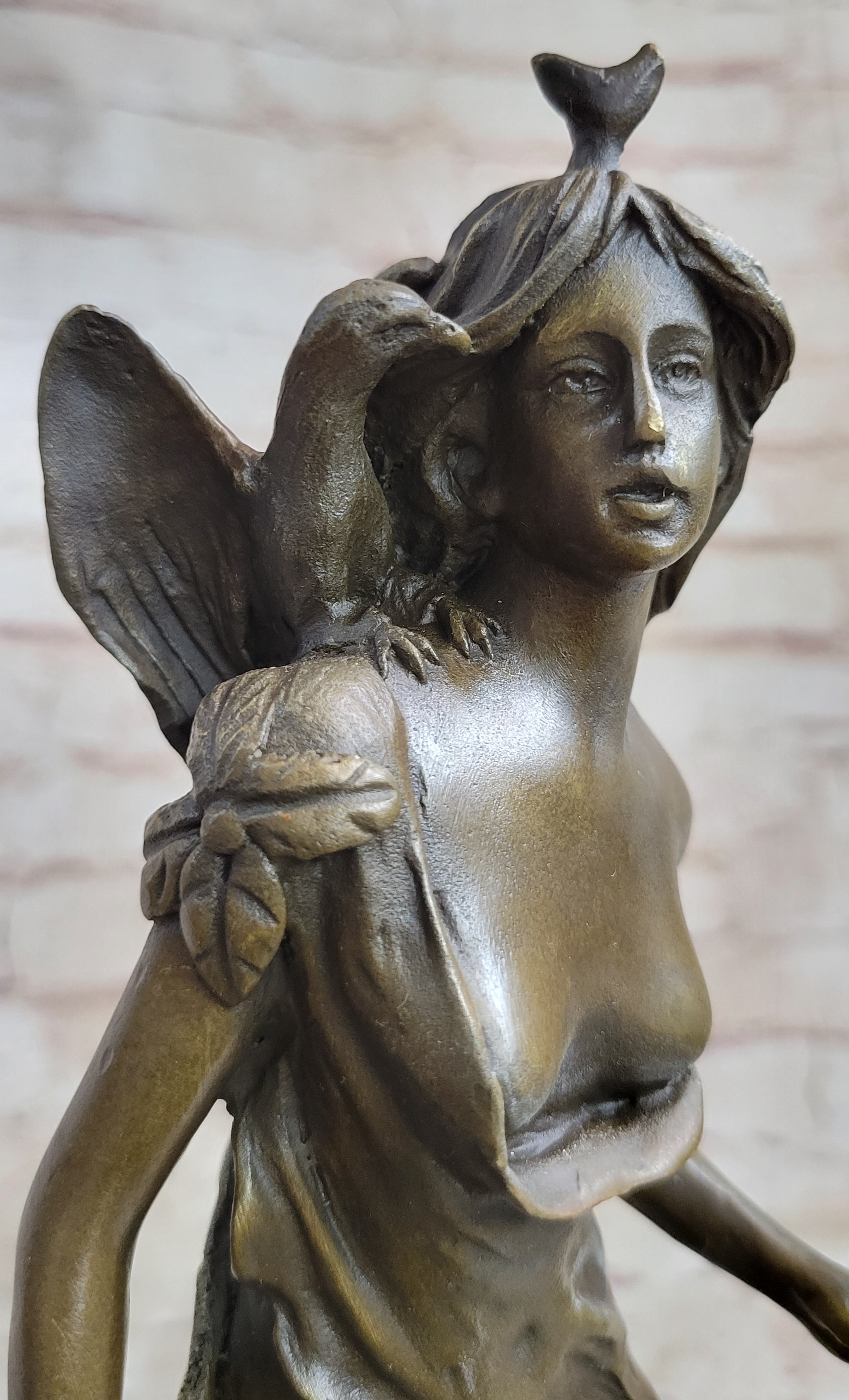 14'' Hot Cast Bronze Diana the Huntress Sculpture