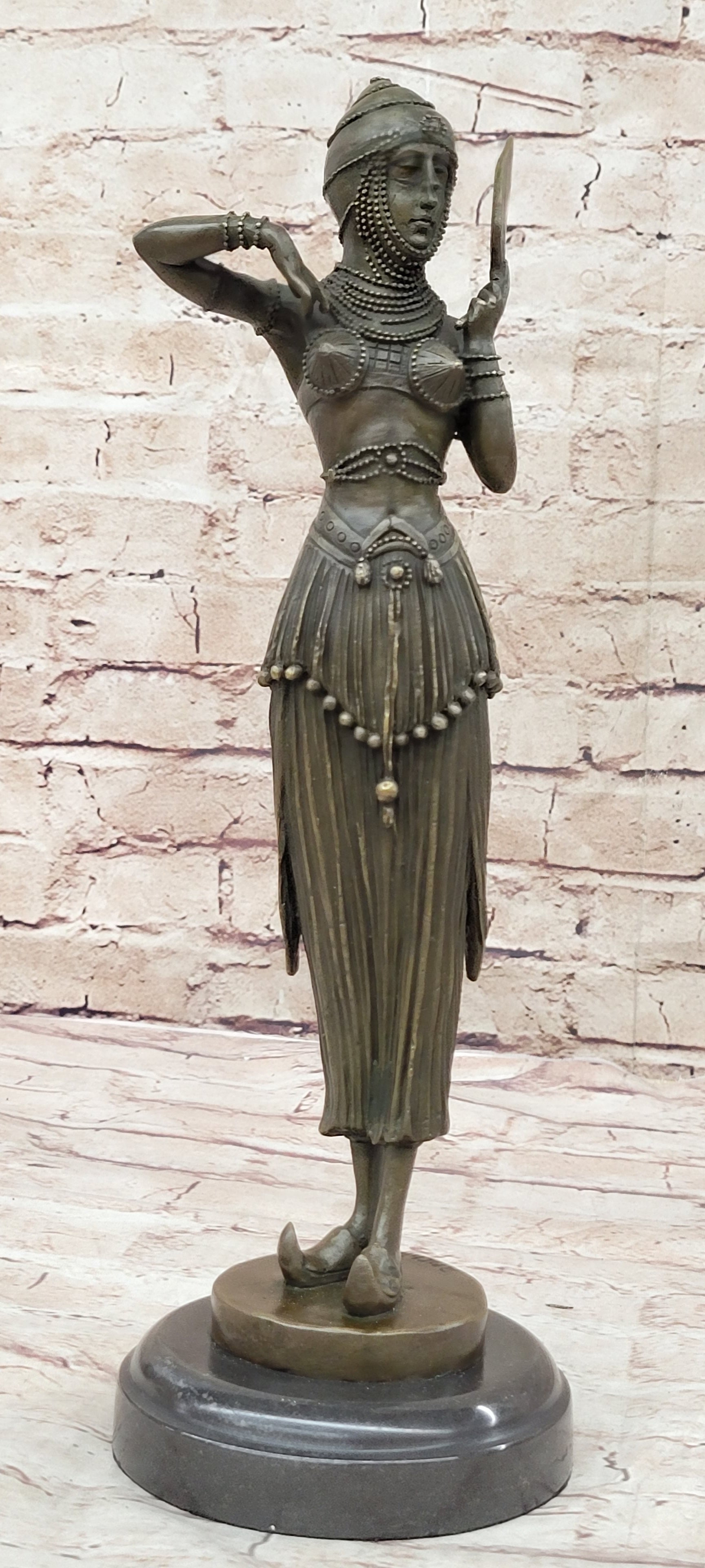 Middle Eastern Arabian Princess Bronze Sculpture Art Deco Chiparus