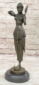 Middle Eastern Arabian Princess Bronze Sculpture Art Deco Chiparus
