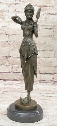 Middle Eastern Arabian Princess Bronze Sculpture Art Deco Chiparus