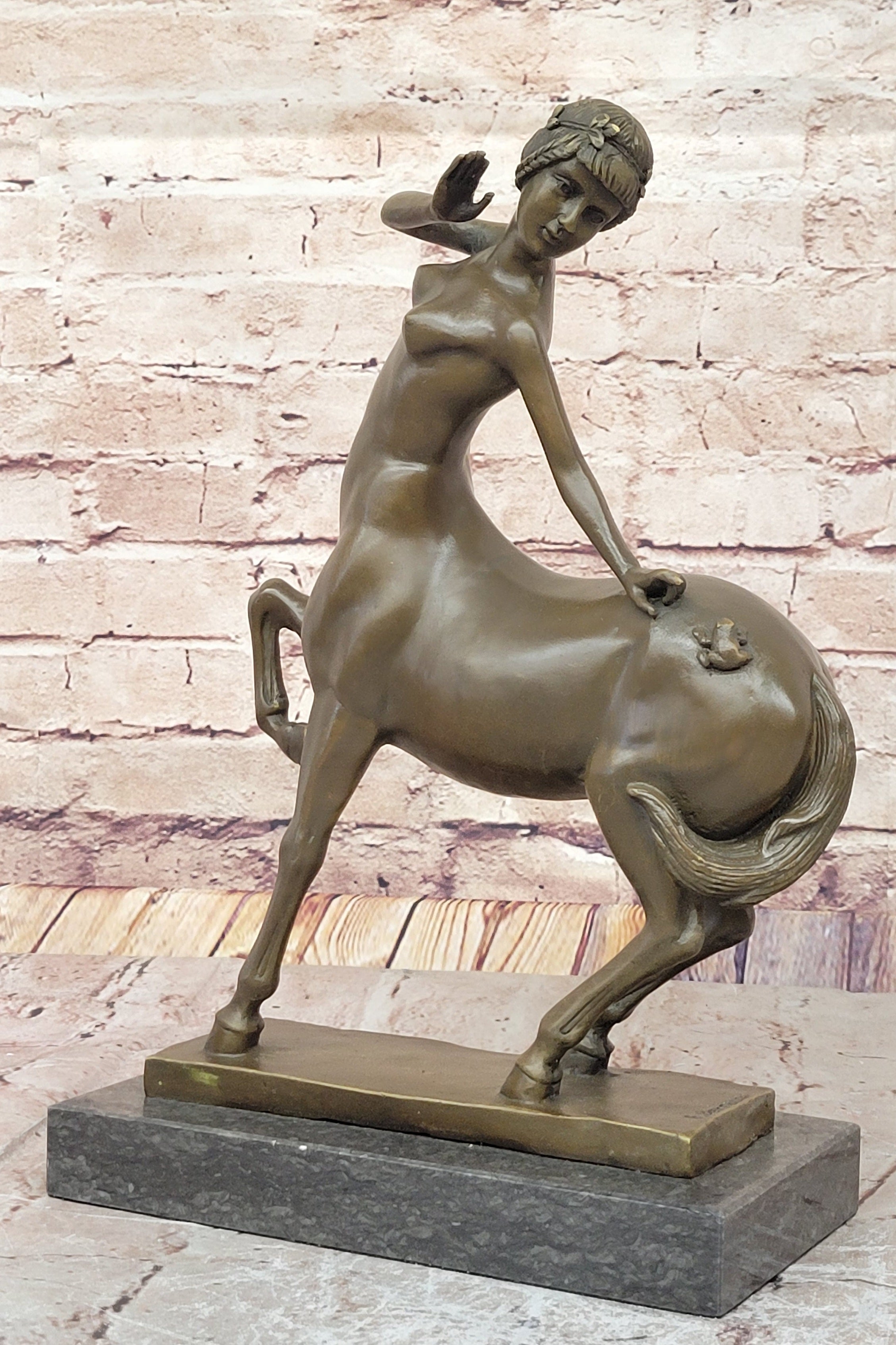 Female Centaur Bronze Sculpture Art