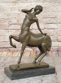 Female Centaur Bronze Sculpture Art