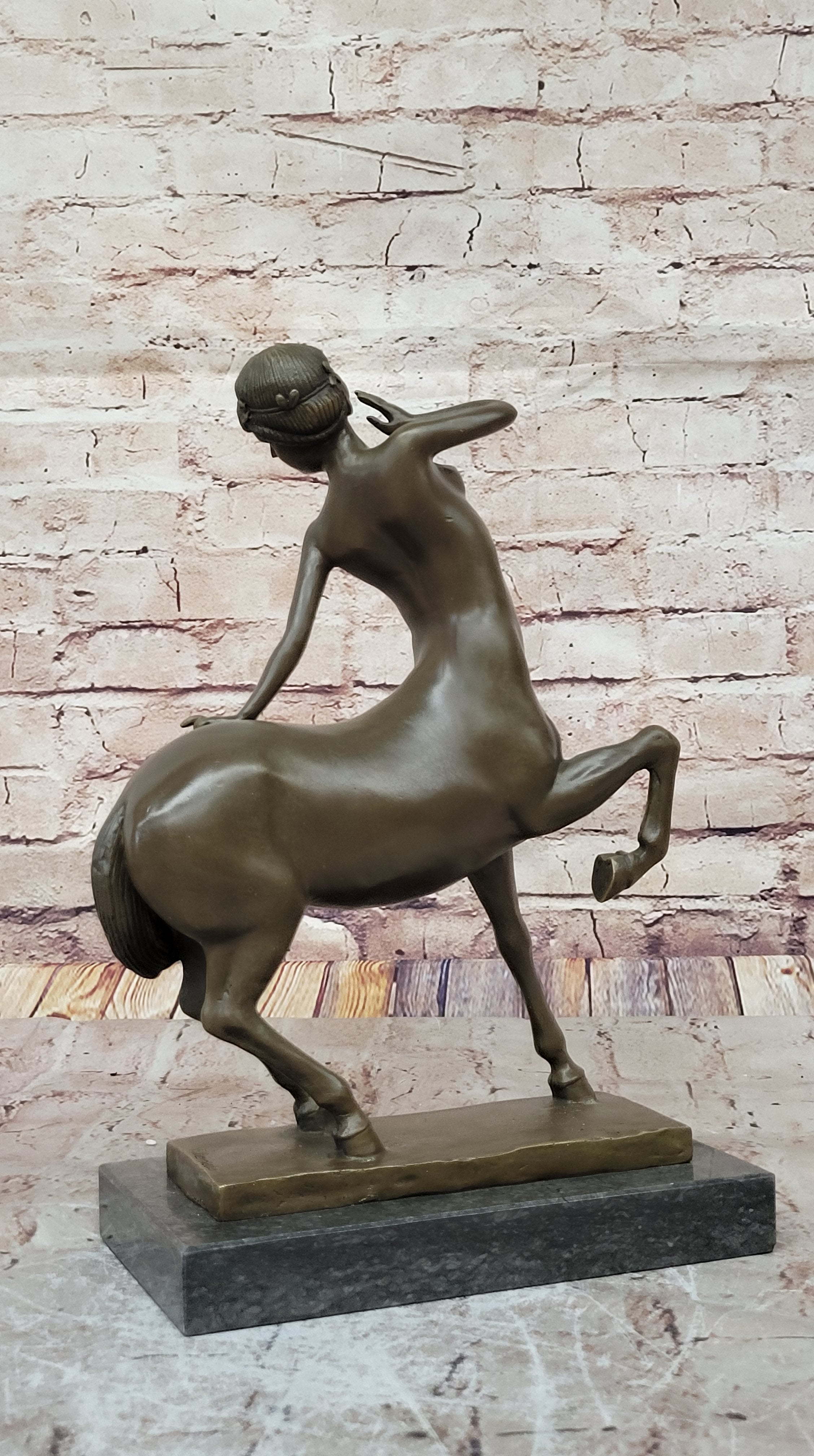 Female Centaur Bronze Sculpture Art