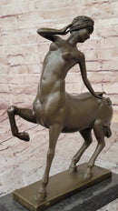 Female Centaur Bronze Sculpture Art