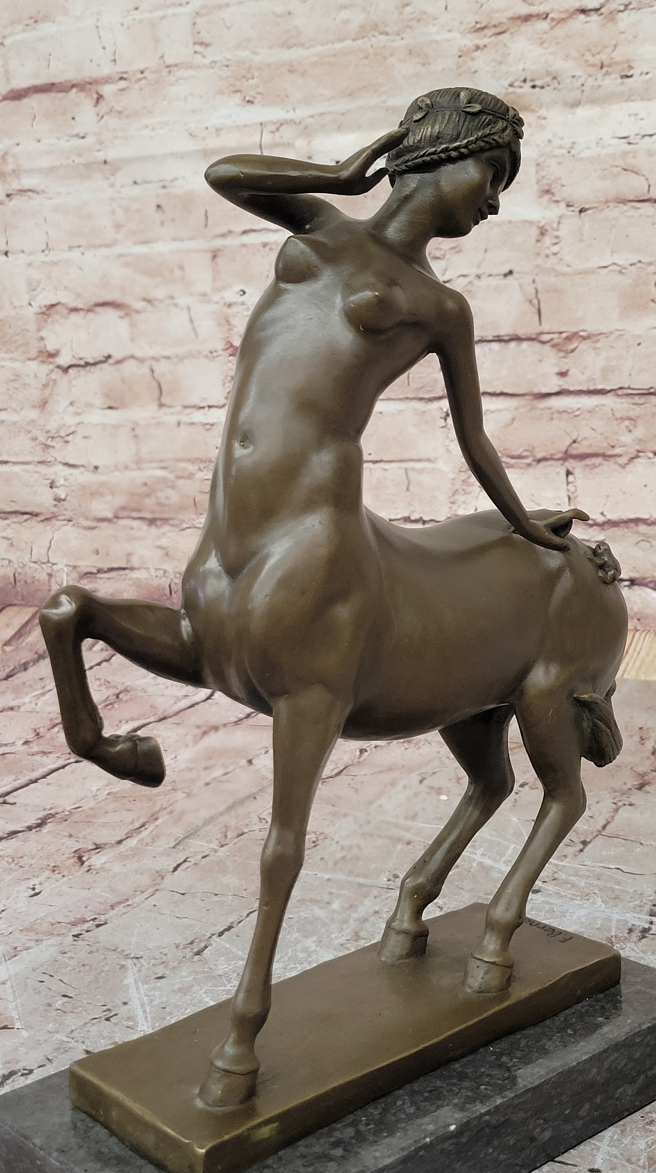 Female Centaur Bronze Sculpture Art
