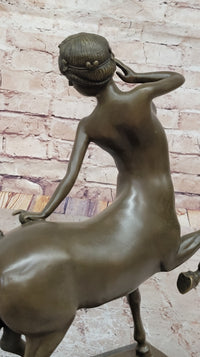Female Centaur Bronze Sculpture Art