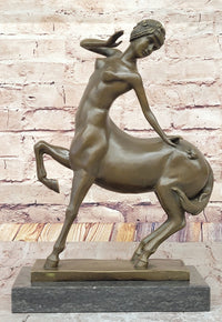 Female Centaur Bronze Sculpture Art