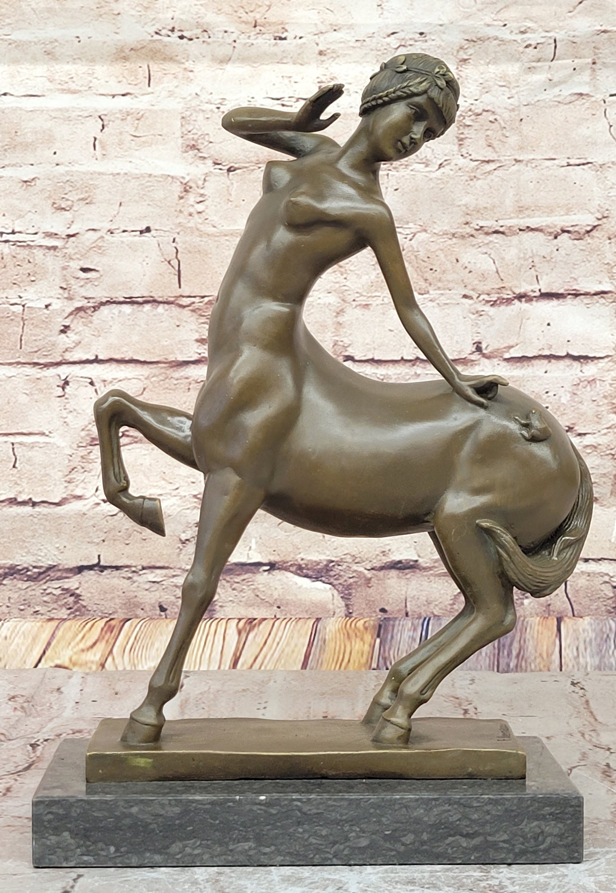 Female Centaur Bronze Sculpture Art