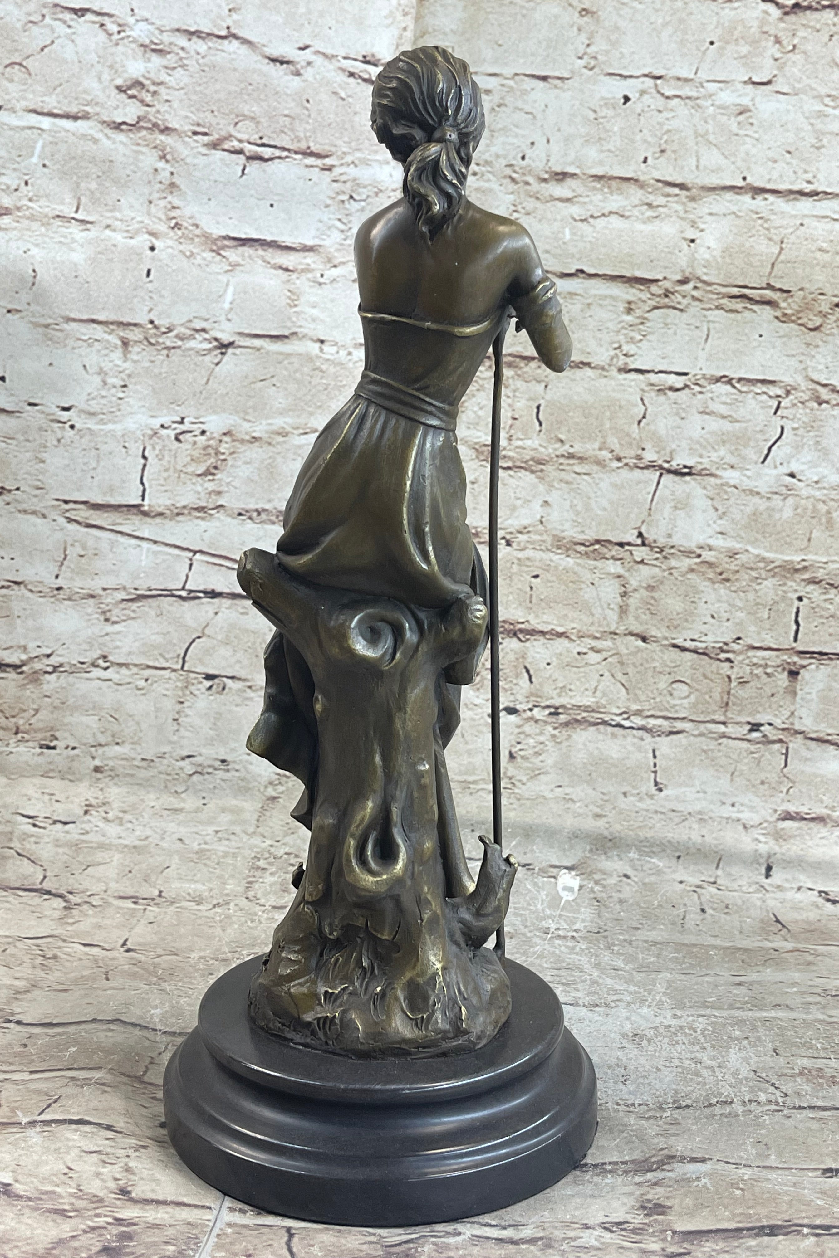Dreaming by Auguste Moreau Art Deco Bronze Woman