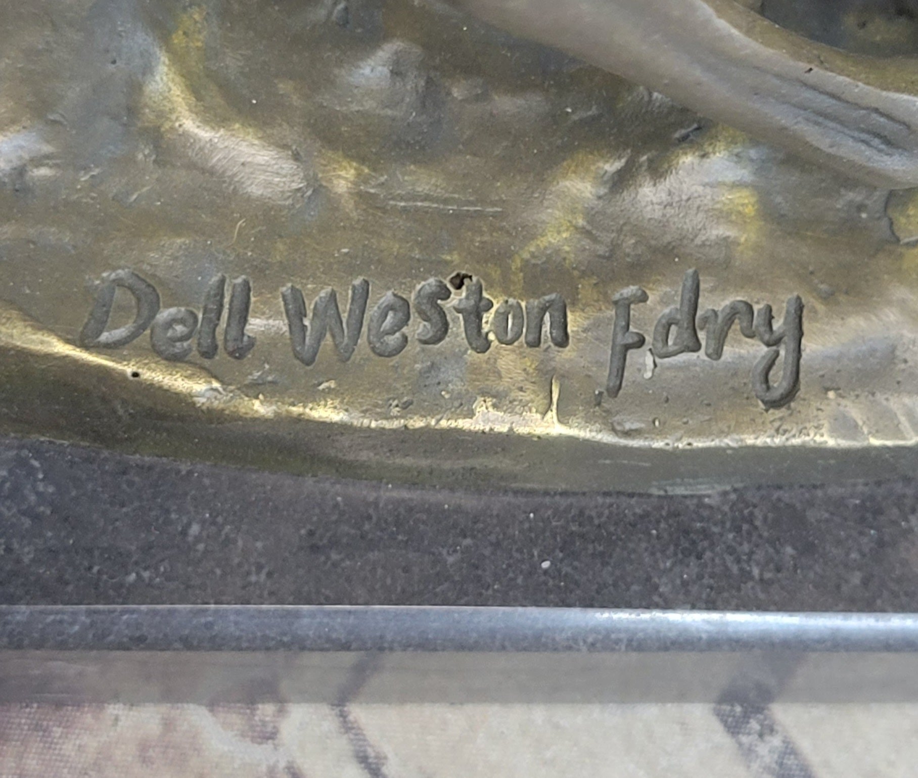 Native American Indian Man W/ Horse Bronze Sculpture