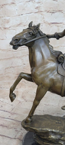 Carl Kauba Cowboy Shooting Gun Bronze Sculpture