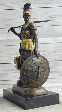 Greek Warrior Hero Odysseus Achilles Leonidas Bronze Sculpture