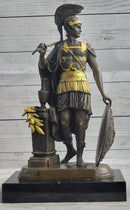 Greek Warrior Hero Odysseus Achilles Leonidas Bronze Sculpture