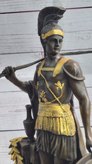Greek Warrior Hero Odysseus Achilles Leonidas Bronze Sculpture