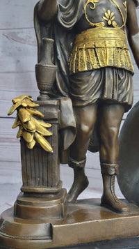 Greek Warrior Hero Odysseus Achilles Leonidas Bronze Sculpture