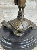 Aldo Vitaleh Candle Holder Candelabrum Satyr Bronze