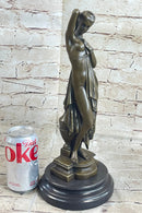 Phryne 100% Solid Bronze Sculpture Marble Base