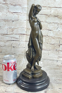 Phryne 100% Solid Bronze Sculpture Marble Base