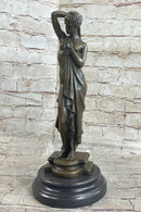 Phryne 100% Solid Bronze Sculpture Marble Base