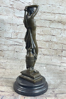 Phryne 100% Solid Bronze Sculpture Marble Base