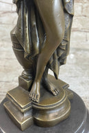 Phryne 100% Solid Bronze Sculpture Marble Base