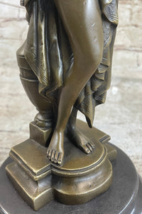Phryne 100% Solid Bronze Sculpture Marble Base
