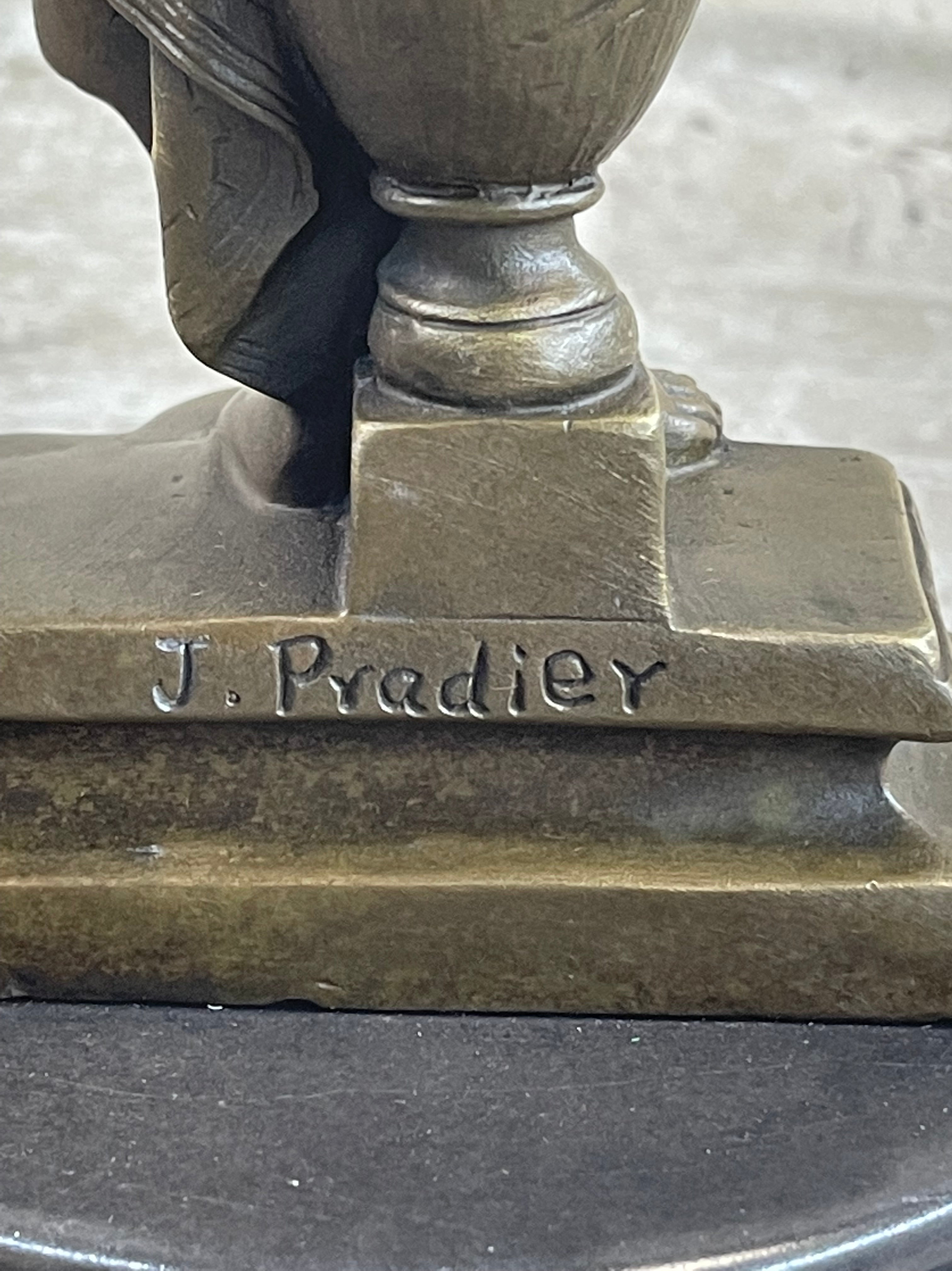 Phryne 100% Solid Bronze Sculpture Marble Base