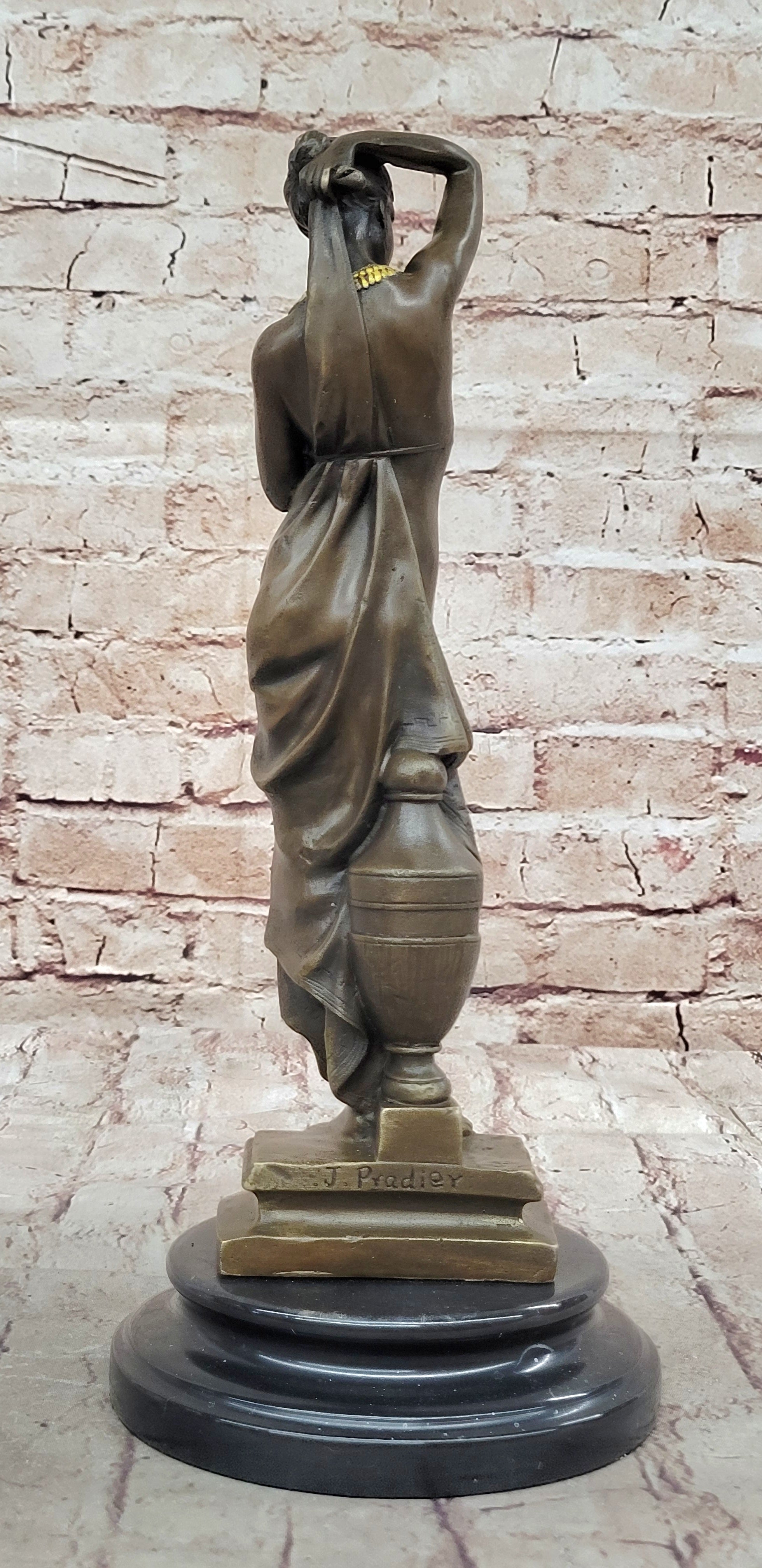 PHRYNE by Pradier - Hot Cast Bronze Antique Reproduction Sculpture Statue Nude Figure