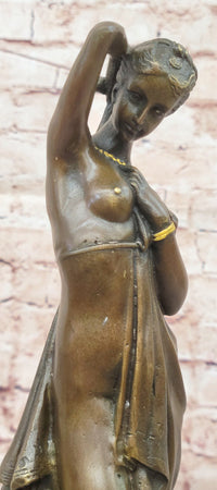 PHRYNE by Pradier - Hot Cast Bronze Antique Reproduction Sculpture Statue Nude Figure